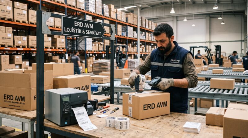 Erd AVM e-ticaret lojistik depolama paketleme ve sipariş sevkiyat merkezi