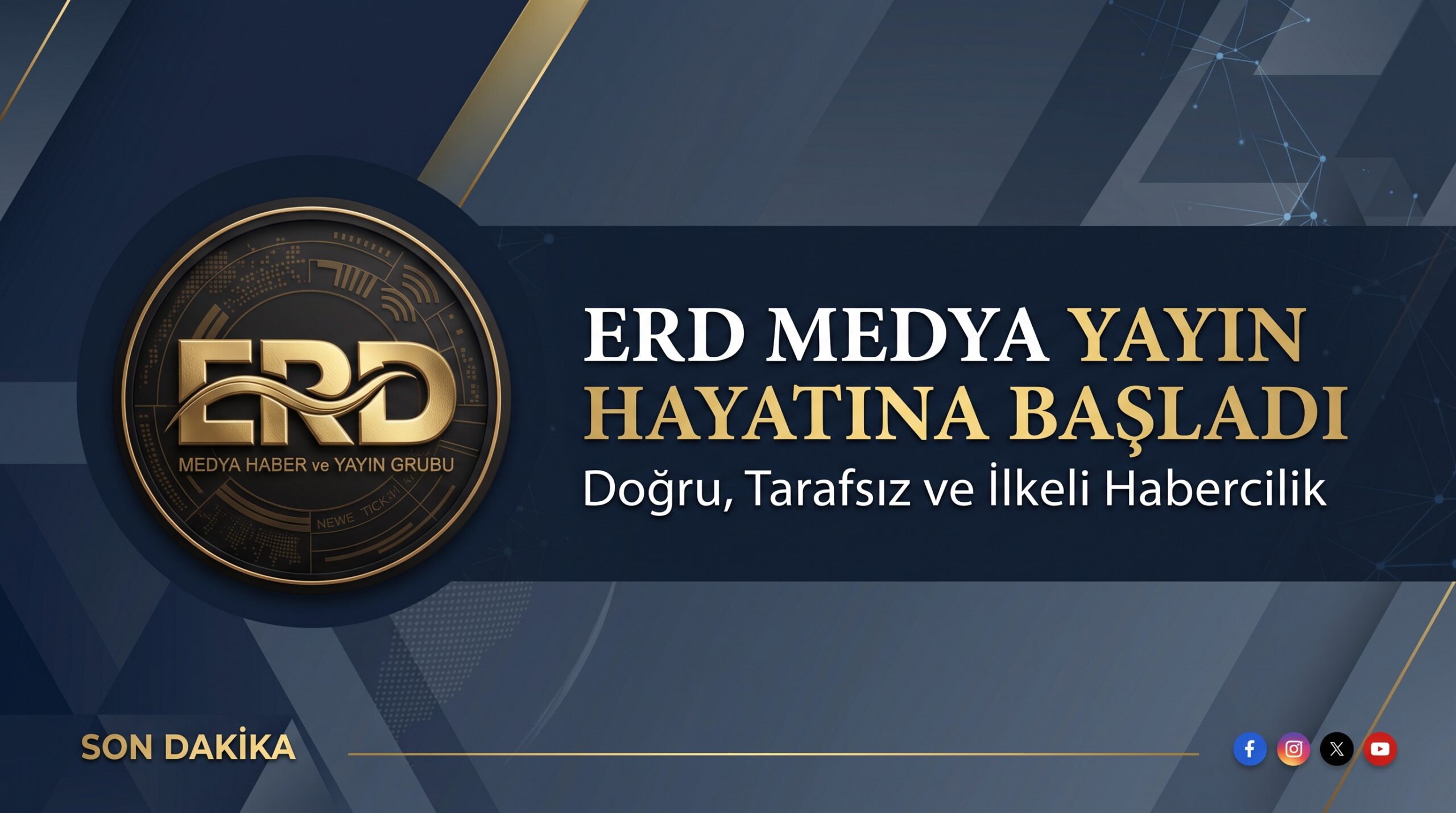 ERD Medya Yayın Hayatına Başladı: İlkeli, Doğru ve Bağımsız Haberciliğin Yeni Adresi